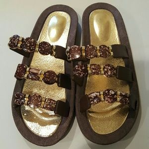 New Brown Sandals - S